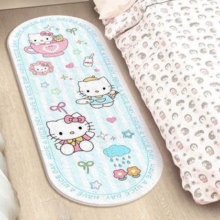 Thảm Chùi Chân Lông Cừu Hello Kitty 50×120cm, Thảm Trải Sàn Chất Liệu Cashmere Mềm Mịn, Thấm Hút Tốt Và Nhanh Khô