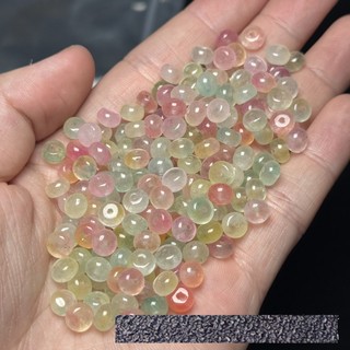 ((20 Cái) Crystal Ice Tricolor 6 x 4mm Abacus Hạt Ngọc Rời Hạt Tự Làm Vòng Tay Phụ Kiện