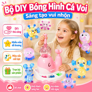 【SKISOPGO】Đồ chơi bóng bay ma thuật tự dính,Hình Thú Dễ Thương,Đồ Chơi Thủ Công Sáng Tạo Cho Bé Safetoy