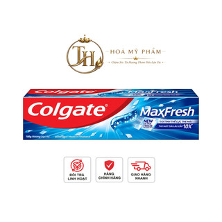Kem đánh răng Colgate Maxfresh bạc hà the mát 225g/tuýp tặng bàn chải