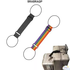 BRBRAA 1 / 2 Cái Dây buộc hành lý, Dây đeo đàn hồi hành lý di động đa năng, Vali du lịch có thể điều chỉnh có thể tái sử dụng Dây đeo cố định Phụ kiện Luggag