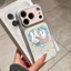 Ốp lưng iPhone Họa tiết da mạ họa tiết Love Hello Kitty iPhone 17 16 15 14 13 12 11 Pro Max Plus Max