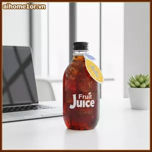 AIHOM Chai nước ép nhựa tái sử dụng trong suốt có nắp chống rò rỉ để bảo quản đồ uống tươi và an toàn,