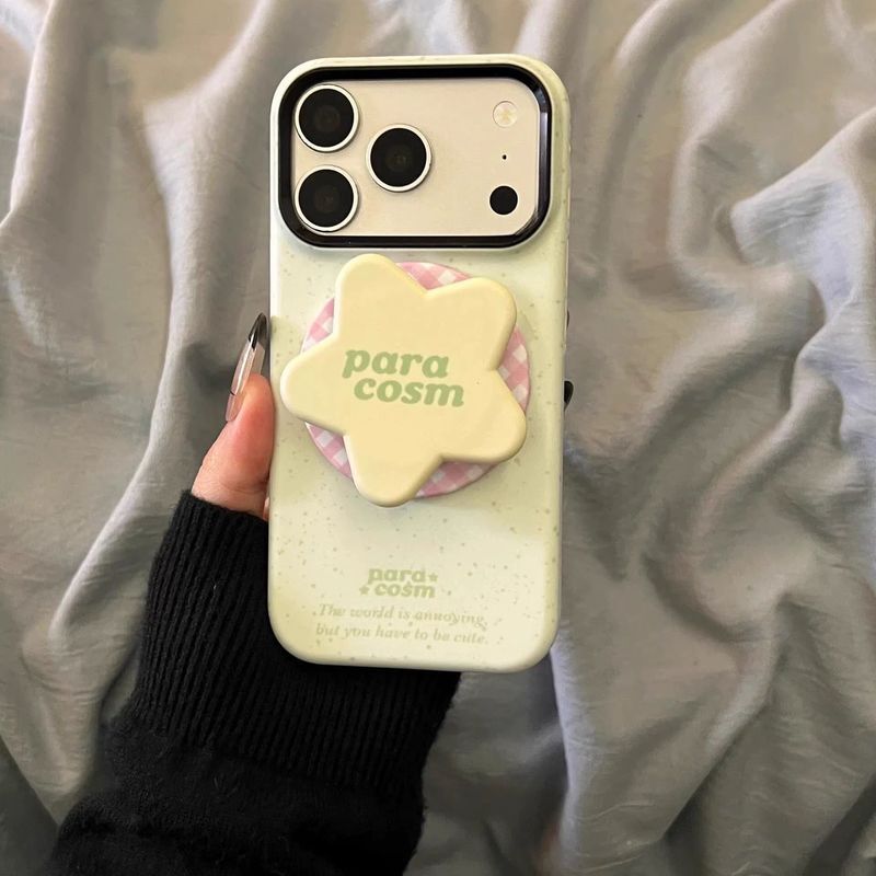 Màu xanh lá cây sảng khoái mùa hè Thích hợp cho iPhone17 Niche 16 / 15Promax iPhone 14 / 17 Từ 11 Cao