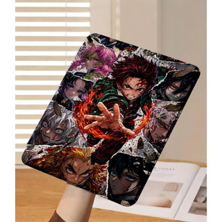 Ốp Lưng Demon Slayer Cho iPad A16 Air 4/5/6/7/8 Pro 11 12.9 Y-fold Kamado Tanjiro cho iPad Gen 12 11 10 9 8 7 6 5 M4 M5