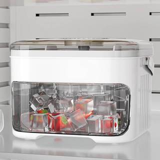 Cực lớn 50-Ice Cube Maker với dễ dàng lướt hai lớp cấp thực phẩm khay cho tủ lạnh hoàn hảo cho Whisky & Cocktail
