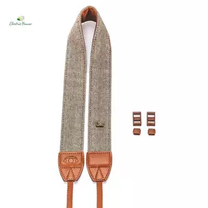 Dây Đeo Máy Ảnh Di Động Vai Ne Vintage Dây Đeo 100% Cotton Dây Đeo Máy Ảnh Cho Sony Nikon Canon Olympus DSLR Máy Ảnh mới
