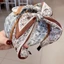 Băng đô PYCOU Nơ, Băng đô Turban rộng vành hoa, Băng đô vải thun Paisley Bé gái