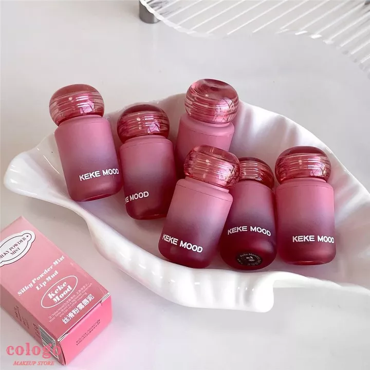 Son môi KEKEMOOD Silky Lipstick - Một chút sắc màu quyến rũ - Làm đẹp và chăm sóc cá nhân - Son môi tự nhiên làm sáng da - Mịn màng, không bết dính - Hiệu ứng làm đầy môi - đẹp, trang điểm cao cấp kiể