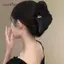 AqToCna Retro Da Pu Hình Tam Giác Kẹp Tóc Tính Khí Hàn Quốc Cá Mập Kẹp Phụ Kiện Dành Cho Nữ AqToCna