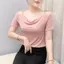 Mùa hè Phong cách mới Thiết kế dây chuyền hàng hóa Châu Âu Xếp chồng cọc thời trang Phù hợp với Áo thun ngắn tay phong cách phương Tây Slim-