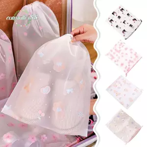 CATMALLER88 10 Túi đựng giày, Túi đựng giày chống bụi có thể tái sử dụng chống nước, Bộ sắp xếp giày hoạt hình nhẹ chống ẩm