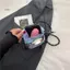 HNKMP Color Blo Patch Túi đeo vai điện thoại Nylon Túi đeo chéo Mini dành cho nam giới Ví an toàn nhẹ cho phòng tập thể dục đi bộ đường dài.