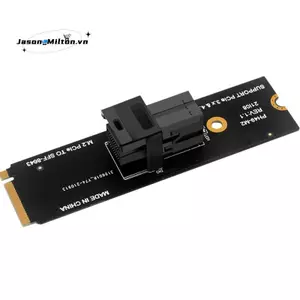 M. 2 Thẻ chuyển đổi NVME sang U2 M. 2 NGFF Mkey Pciex4 đến SFF8643 SFF8639 Hỗ trợ thẻ nâng mở rộng M. 2 Giao thức NVME