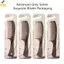 < YEI > Tóc gỡ rối dễ thương Mini Di động Cô gái Massage da đầu chống tĩnh điện Gấp Mirrorb Mới