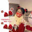 Năm Mới Mũ Đội Đầu Hươu Trắng Cùng Phong Cách Nơ Đỏ Tóc Lễ Hội Nổ Kẹp Tóc Đầu Tài Lộc Kẹp Tóc Làm Giàu Kẹp Tóc Nữ WQI1