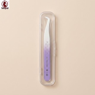 Nhíp có độ chính xác cao Đầu cong bằng thép không gỉ có tay cầm đầy màu sắc để làm móng tay nối mi