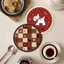 Phim hoạt hình mới Coaster Hộ gia đình Chống bỏng Cà phê cách nhiệt chịu nhiệt độ cao P