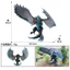 Mô phỏng Động vật rắn Trẻ em Phương Tây Thần thoại Warcraft Rồng Flamingo Ice Dragon Mô hình khủng long Đồ chơi Đồ trang trí Bán buôn Chiều cao 10cm