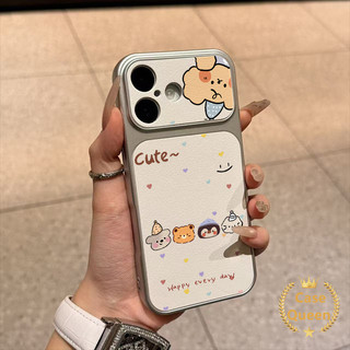 Ốp Lưng Tương Thích Cho iPhone 11 16 17 15 13 12 14 Pro Max 17 Air 14 Plus Hoạt Hình Gấu Động Vật Nhỏ Đầy Màu Sắc Tình Yêu Ngay Lập Tức Miếng Dán