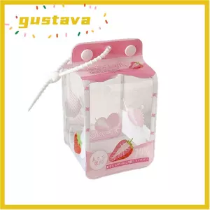 Túi đựng búp bê Cotton GUSTAVA, Túi trưng bày búp bê bằng nhựa PVC 10cm, chống thấm nước có dây buộc Huy hiệu Túi lưu trữ du lịch ngoài trời