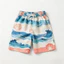 2026 New Daisy, wave, và shell họa tiết 3D in hình unisex quần short đi biển thông thường
