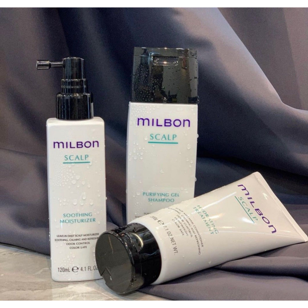 Dầu gội xả Milbon Scalp Purifying giải quyết 5 vấn đề về da đầu 500mlx2 [ MK ]