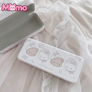 Hộp đựng kính cận thị họa tiết động vật dễ thương, Hộp lưu trữ hình vuông chống áp lực và chống rơi