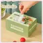 JRP 100 Chiếc Bao Đựng Thực Phẩm Dùng Một Lần Nhựa Tươi Túi Bảo Quản Thực Phẩm Rau Quả Bao Đựng Bát Co Giãn Bảo Quản Nhà Bếp JRP
