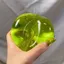 JUNYUE88US Dầu dừa Squishy Ball, Đồ chơi bóp bóng mềm màu xanh, Đồ chơi Squishy Maltose trong suốt di động tăng chậm cho trẻ em Người lớn