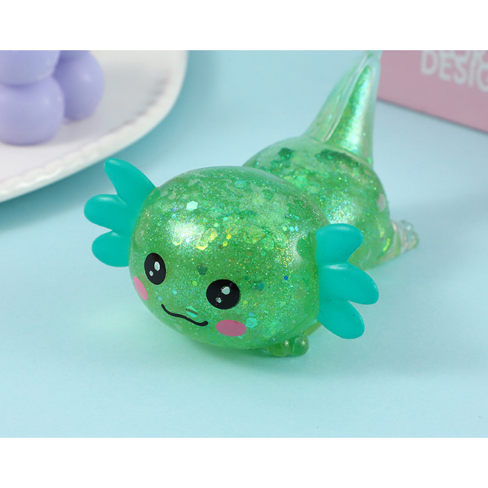 Đồ chơi căng thẳng Axolotl Squishy – Đồ chơi nhồi bông Axolotl dễ thương Đồ chơi bóp giác quan mềm cho trẻ em và người lớn, Đồ chơi giảm căng thẳng trên bàn, Ủng hộ bữa tiệc
