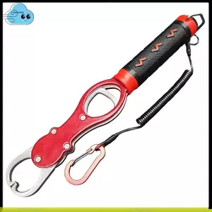 Hợp Kim Nhôm Câu Cá Môi Kẹp Có Trọng Lượng Móc Kẹp Cá Kìm Cầm Tay Di Động Câu Cá Phụ Kiện A