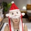 Mũ Giáng Sinh Có Tai Di Chuyển Đa Năng Phù Hợp Với Bí Mật Ông Già Noel Trao Đổi Quà Tặng