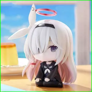 PS1 Xanh Lưu Trữ Arona Plana Nhân Vật Hành Động Chibi Anime Dễ Thương Cô Gái Để Bàn Trang Trí SP1