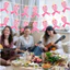{WELV}Pink Ribbon Decorations Extended Use Durability Campaign Decoration Tool