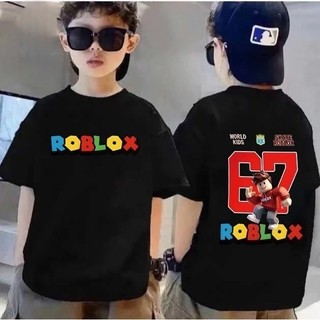 Áo Thun Trẻ Em Bé Trai Gái In Roblox 67, Áo Bông Ngắn Tay Hè Phong Cách Game Size 3-12 Tuổi COD
