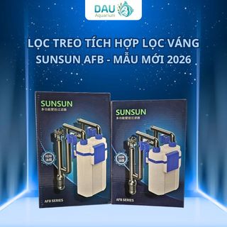 Lọc Treo Sunsun AFB Có Lọc Váng 500L,600L/h - Mẫu Mới 2026 - Dùng Cho Bể Cá Cảnh, Thuỷ Sinh