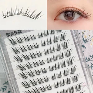 Lông mi giả Fox Eye - Sợi tơ tự nhiên không chứa keo để trang điểm Hanfu