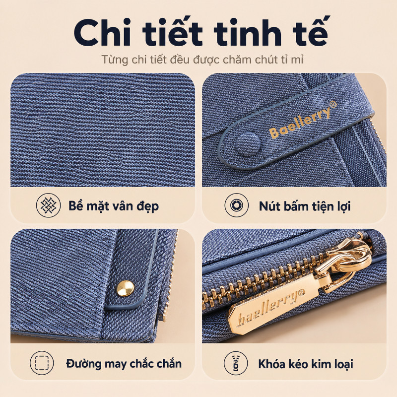 Ví Nữ Nhỏ Gọn Phong Cách Ins Mới – Da PU, Dây Kéo Mini, Đựng Thẻ & Tiền Xu Đa Năng, Phụ Kiện Thời Trang Cho Học Sinh