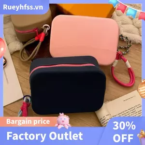 Mới Di Động Silicon Túi Bảo Quản Dung Tích Lớn Chống Thấm Nước Dây Kéo Túi Để Bàn Lưu Trữ Túi Giặt Son Môi Túi B
