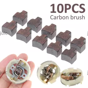 JUIC 10 / 20 Chiếc Bộ Phận Tua Vít Điện Tương Thích Với RS550 DC Động Cơ Phụ Kiện Động Cơ Đồng Bàn Chải Carbon