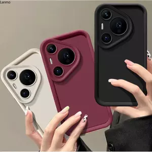 Ốp Điện Thoại TPU Màu Kẹo Cho Huawei Pura 80 Ultra 70 Pro Plus P80 P70 P60 P50 P40 P30 P20 Lite Vỏ Silicon Mềm Chống Sốc