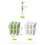 WANYEDI Khuôn Popsicle Cũ, Khay Đá Thanh Dài DIY Có Thể Tái Sử Dụng, Bền Có Tay Cầm Có Nắp Khuôn Đá Viên Dụng Cụ Nhà Bếp