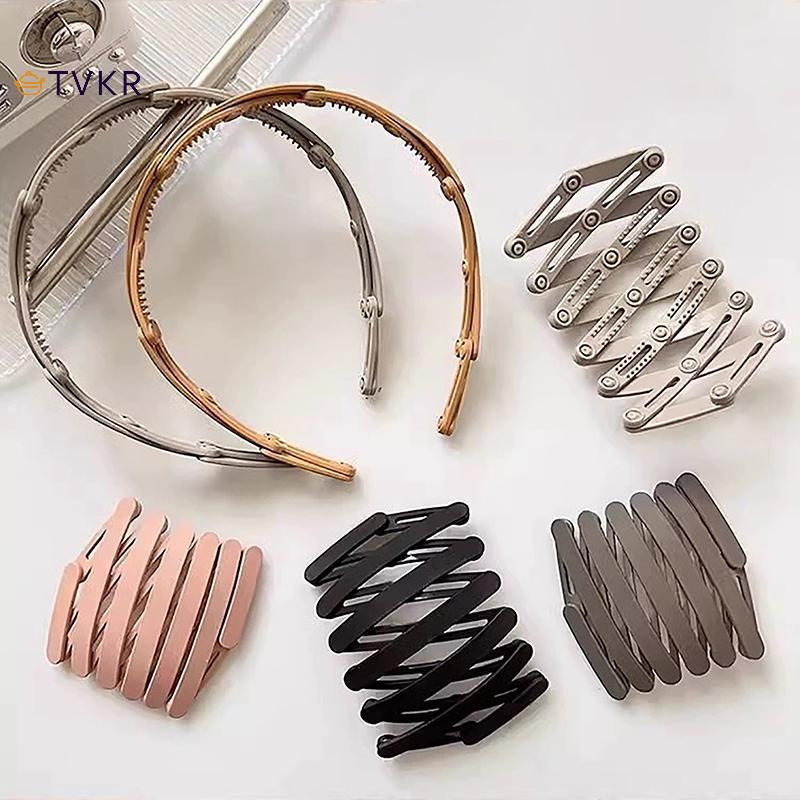 TVKR Di Động Gấp Tóc Nữ Chống Trơn Trượt Mặt Rửa Tóc Bé Gái Phụ Kiện Tóc Có Thể Thu Vào OIK