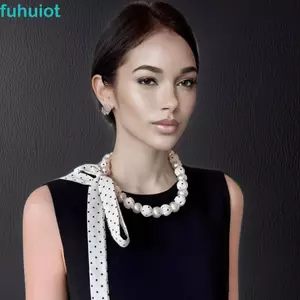 Khăn quàng cổ FUHUIOT, Dây thắt lưng có thể điều chỉnh phong cách cổ điển, Dây buộc tóc ruy băng Boho Ngọt chấm bi Khăn cưới