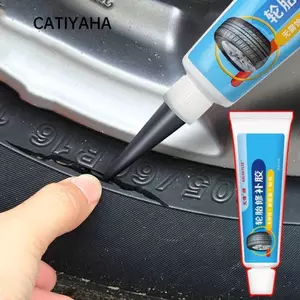 Chất lỏng bịt kín CATIYAHA, Keo sửa chữa lốp có độ bền cao chống mài mòn, Keo dán cao su chắc chắn chống ăn mòn màu đen