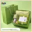 B & N Eco Green Bộ Quà Tặng Cốc Rơm Thủy Tinh Khăn Mềm Lông Tơ UPF 50 Phụ Kiện Chống Nắng Cho Nữ Dailymute.