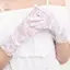 HNKMP Nữ Vintage Sheer Găng Tay Ren Ngắn Cô Dâu Găng Tay Cưới Cô Dâu Tiệc Trà Derby Chiều Dài Cổ Tay Găng Tay Hoa Cho Bữa Tối Phụ Kiện Trang Phục Lạ Mắt Găng Tay.