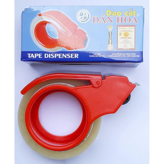 Cắt Băng Keo Cầm Tay Dân Hoa 5cm 5F Tay Cầm Sắt Cao Cấp – Dụng Cụ Cắt Băng Dính Đóng Hàng 100 Yard