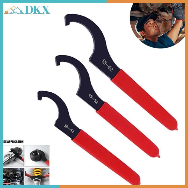 Cờ lê cờ lê móc DKX C cho 38mm 42mm 45mm 52mm 55mm 62mm Collet Chu Vòng Nutfort Grip để bảo trì công cụ xưởng.